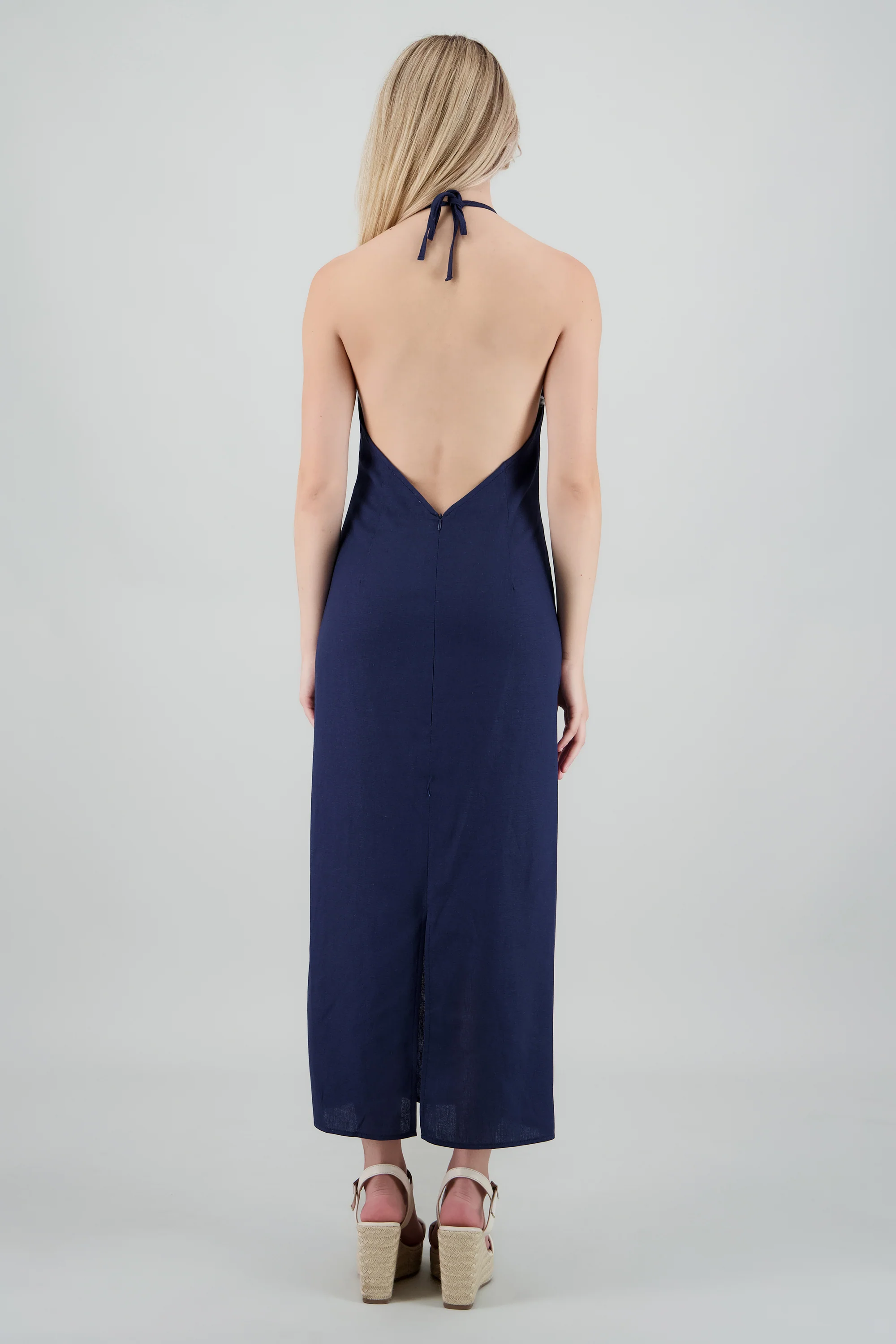 Vestido maxi halter escote espalda - Image 4