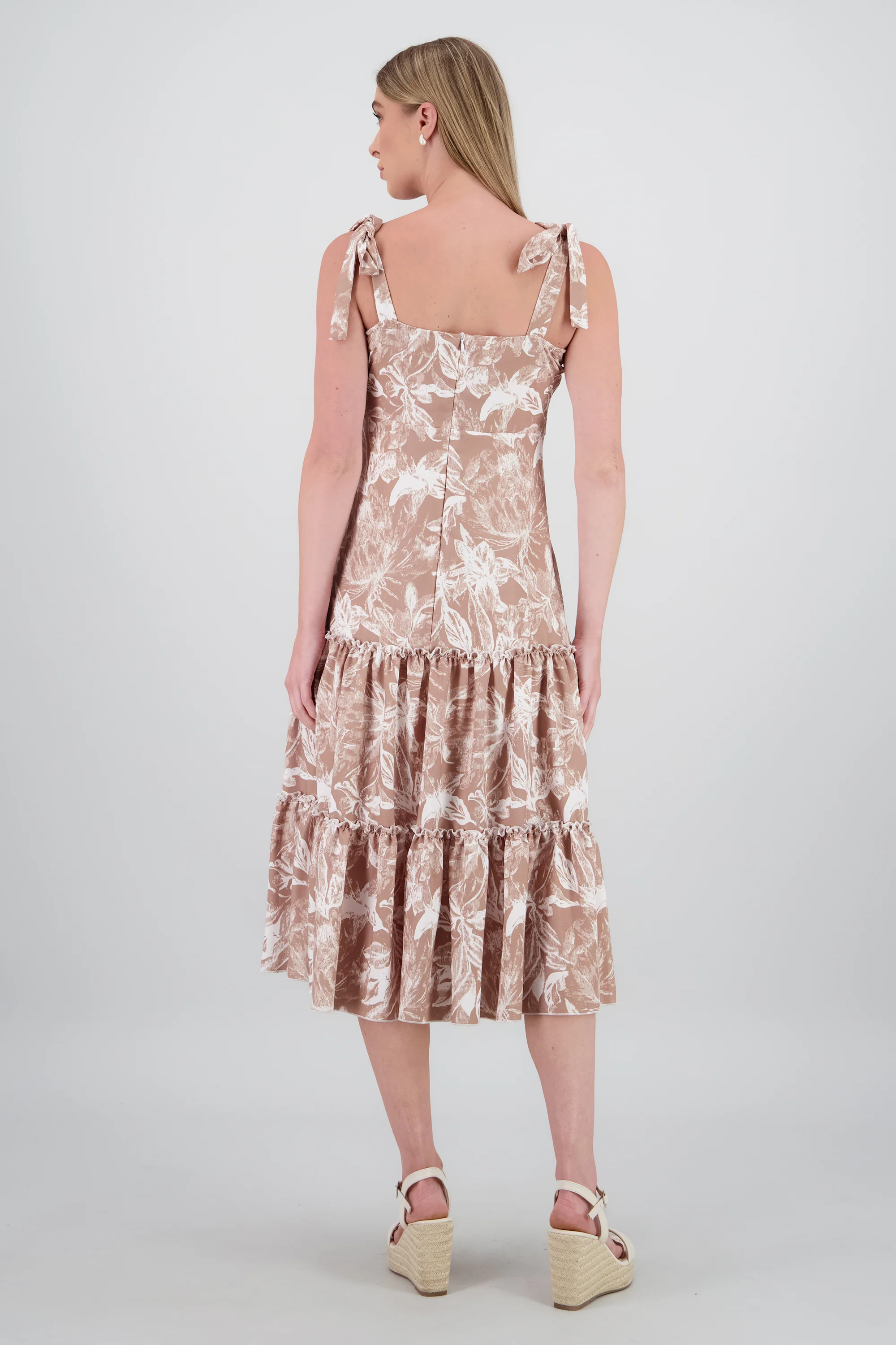 Vestido maxi olan detalle tirantes - Image 4