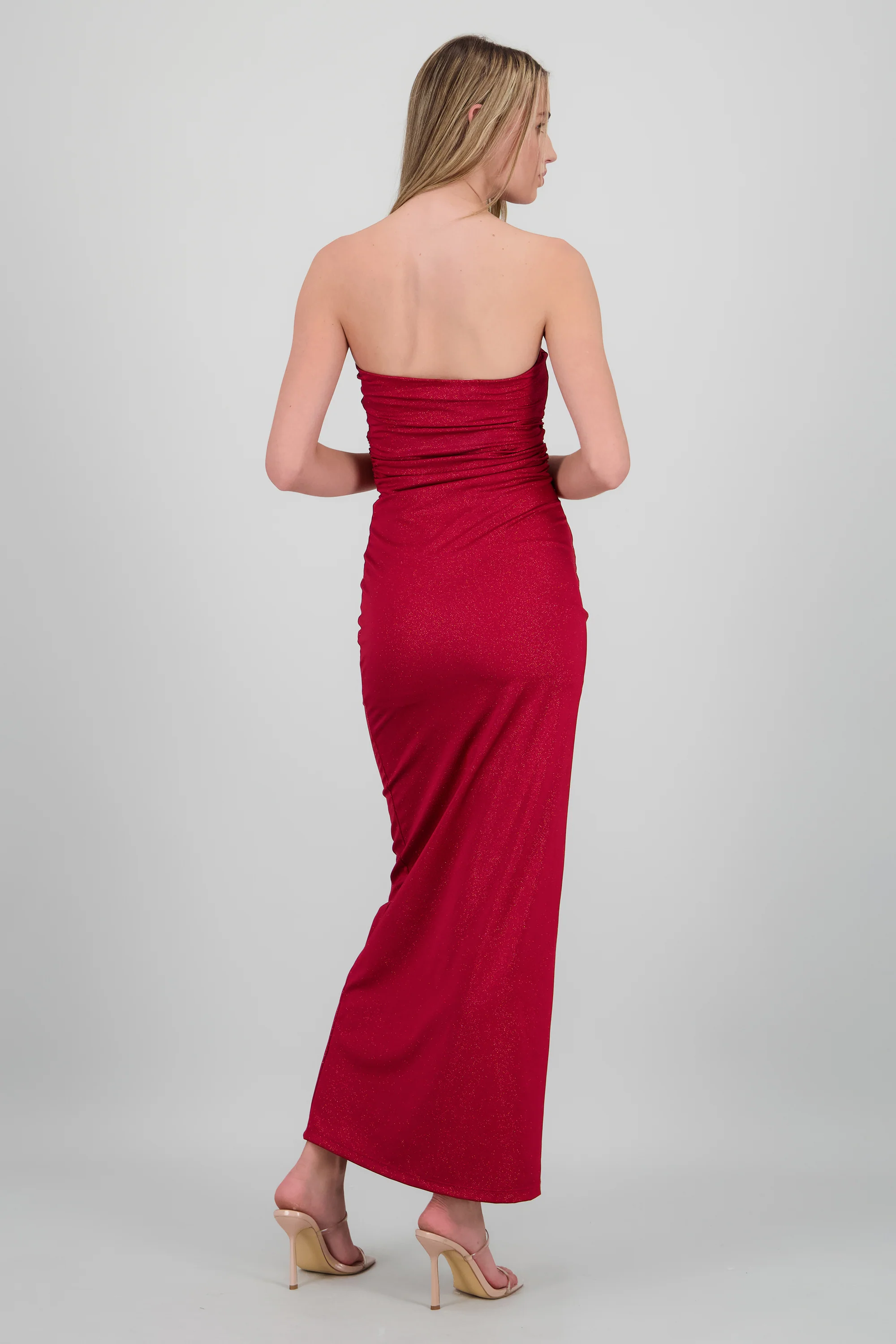 Vestido maxi plisado - Image 4