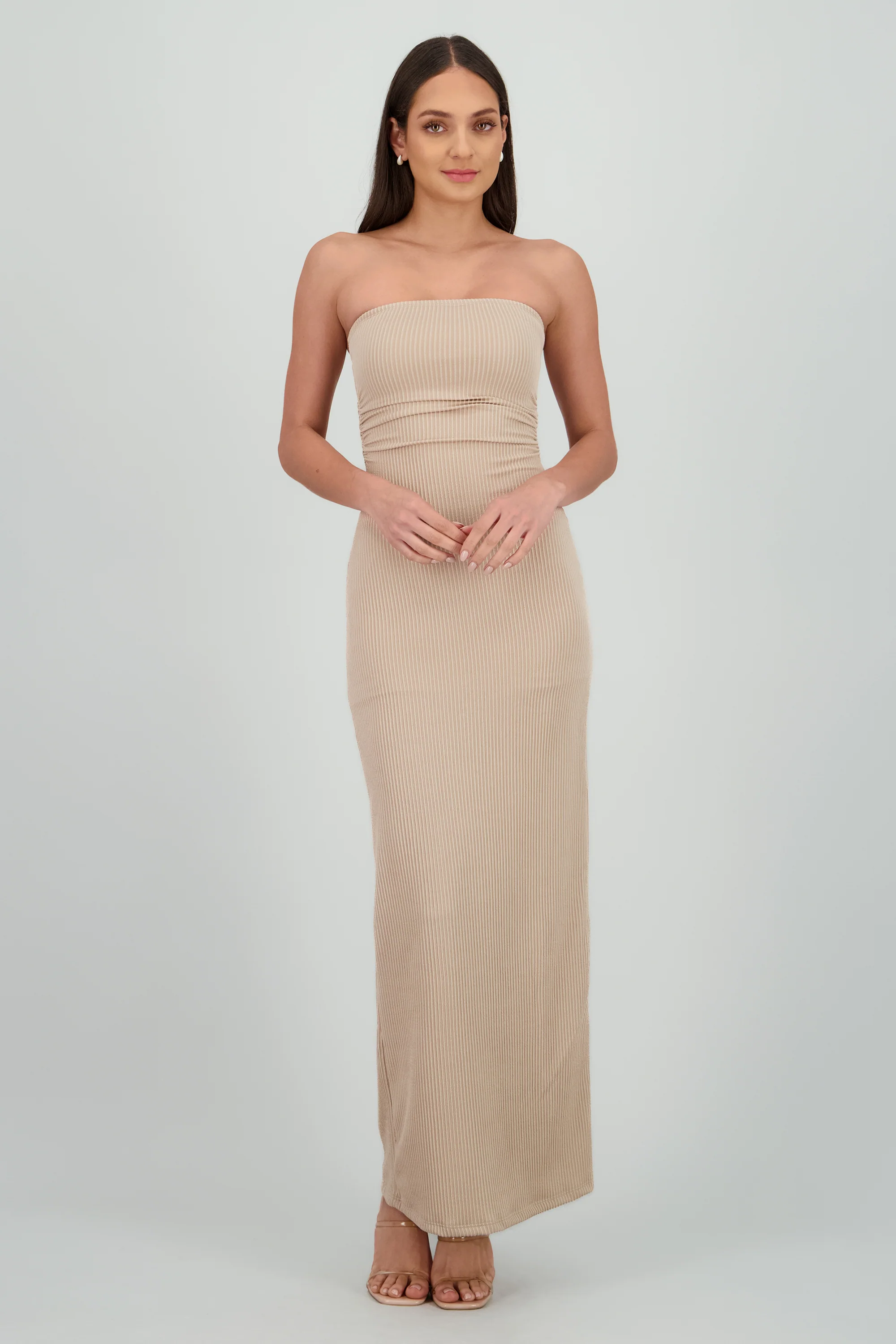 Vestido maxi tubo textura - Image 2