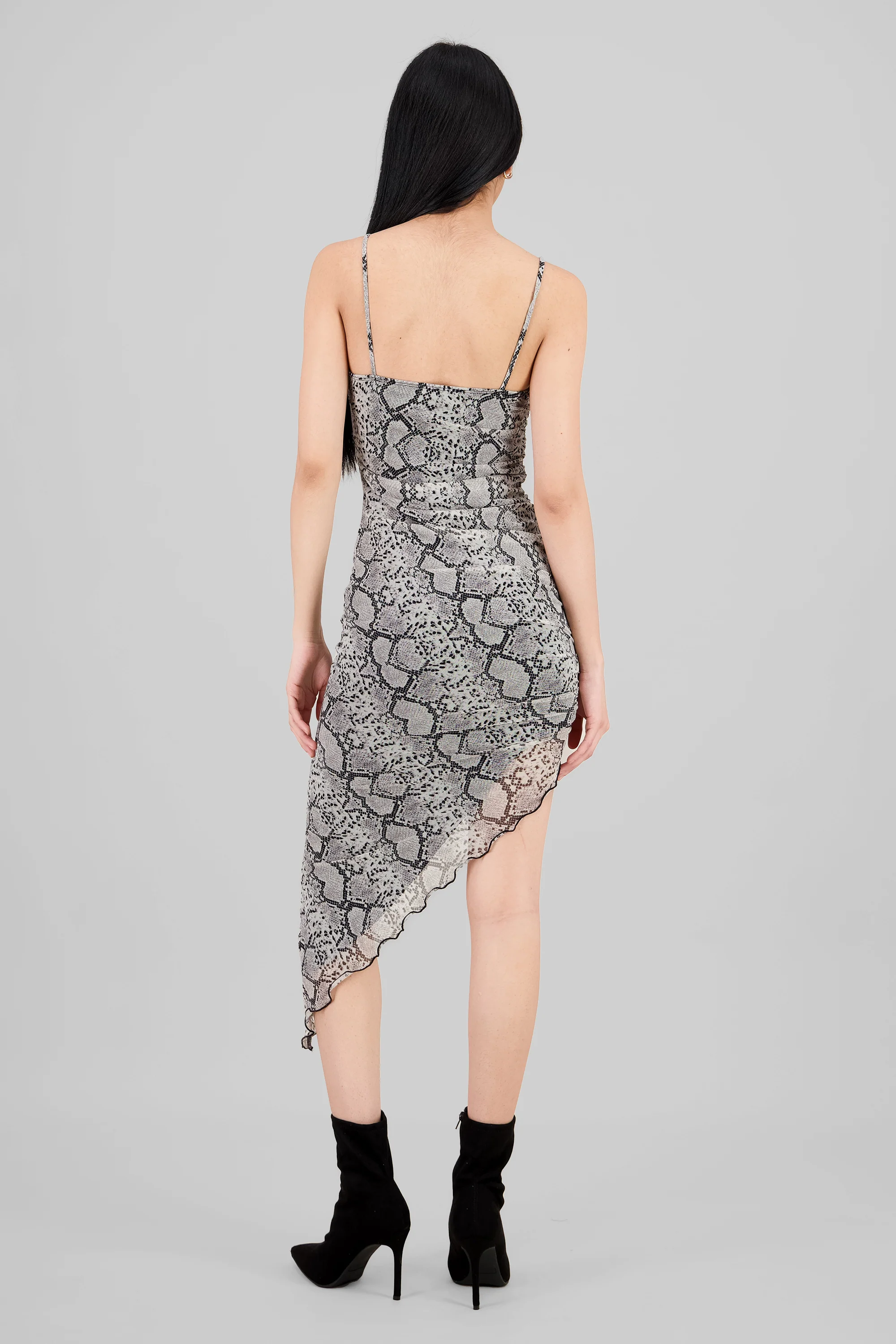 Vestido mesh estampado snake - Image 4