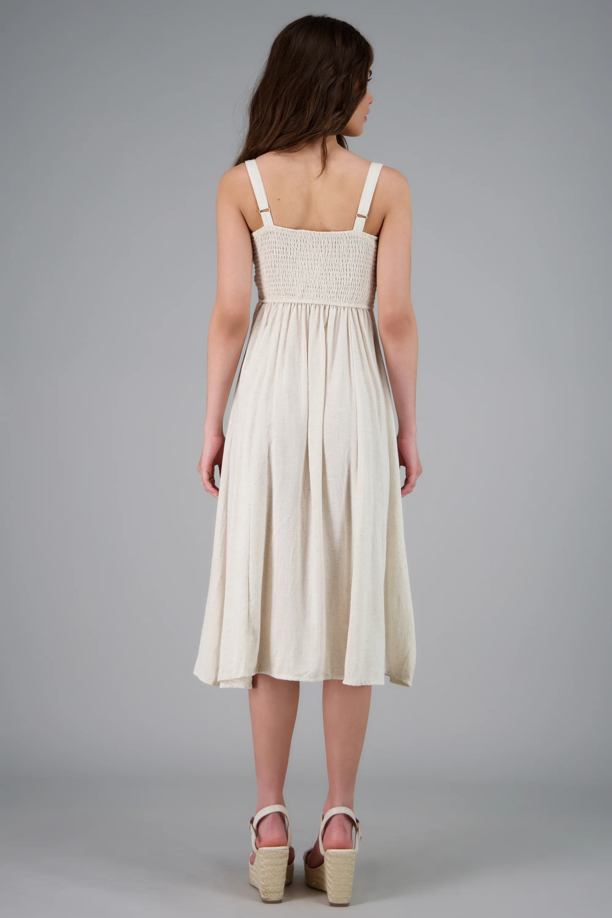 Vestido midi con abertura - Image 4