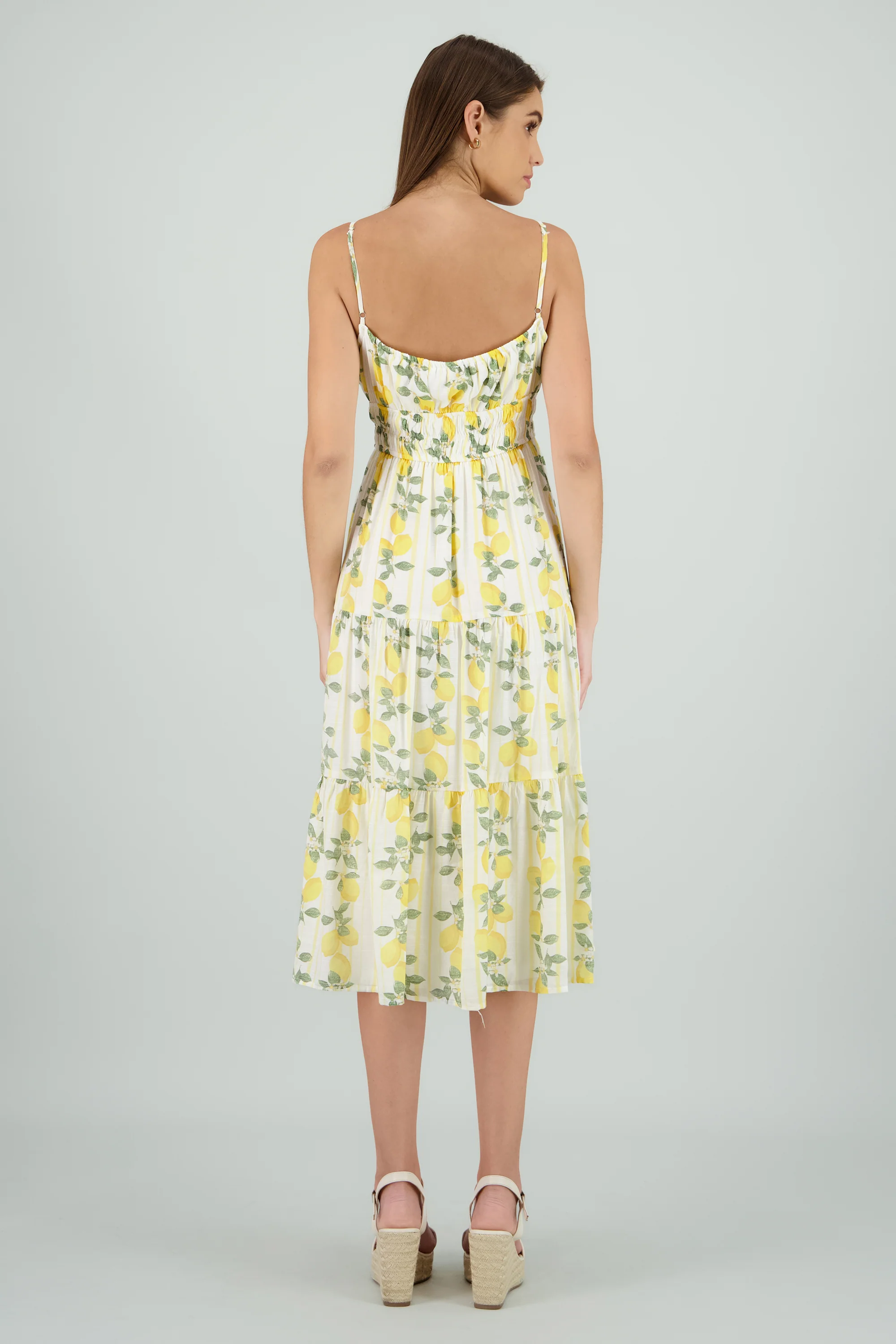 Vestido midi estampado limon - Image 4