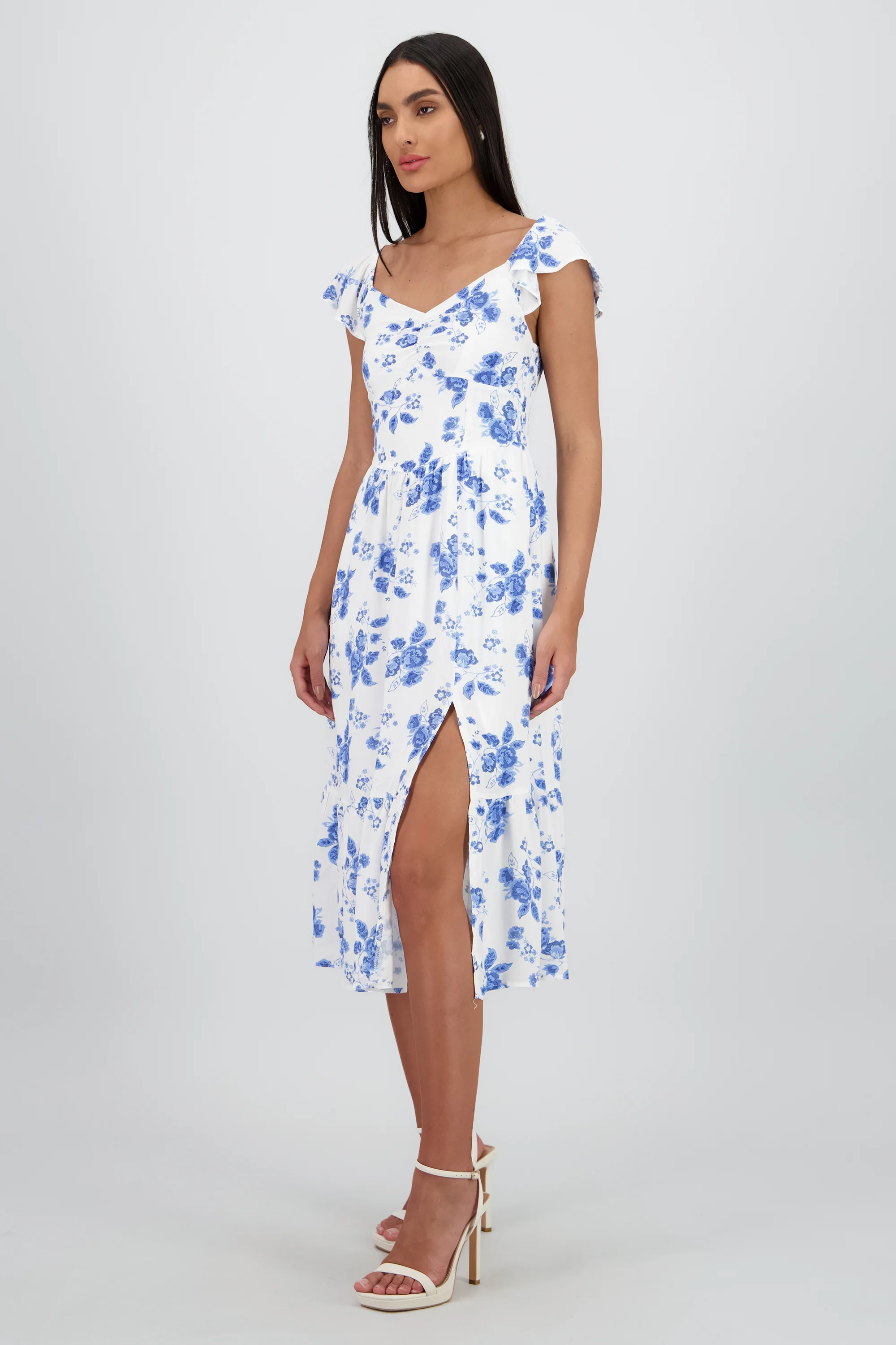 Vestido midi flores - Image 3