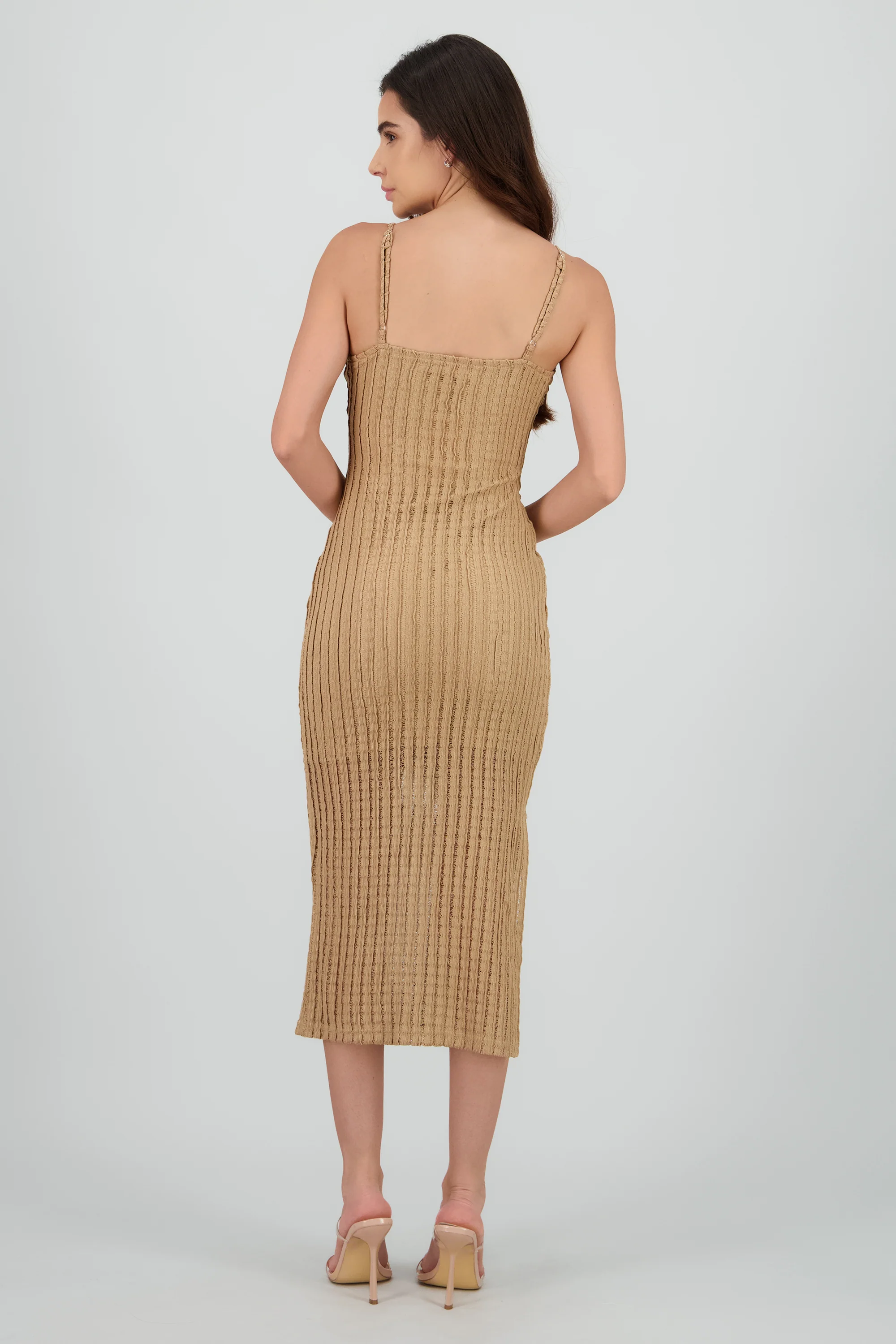 Vestido midi textura - Image 4