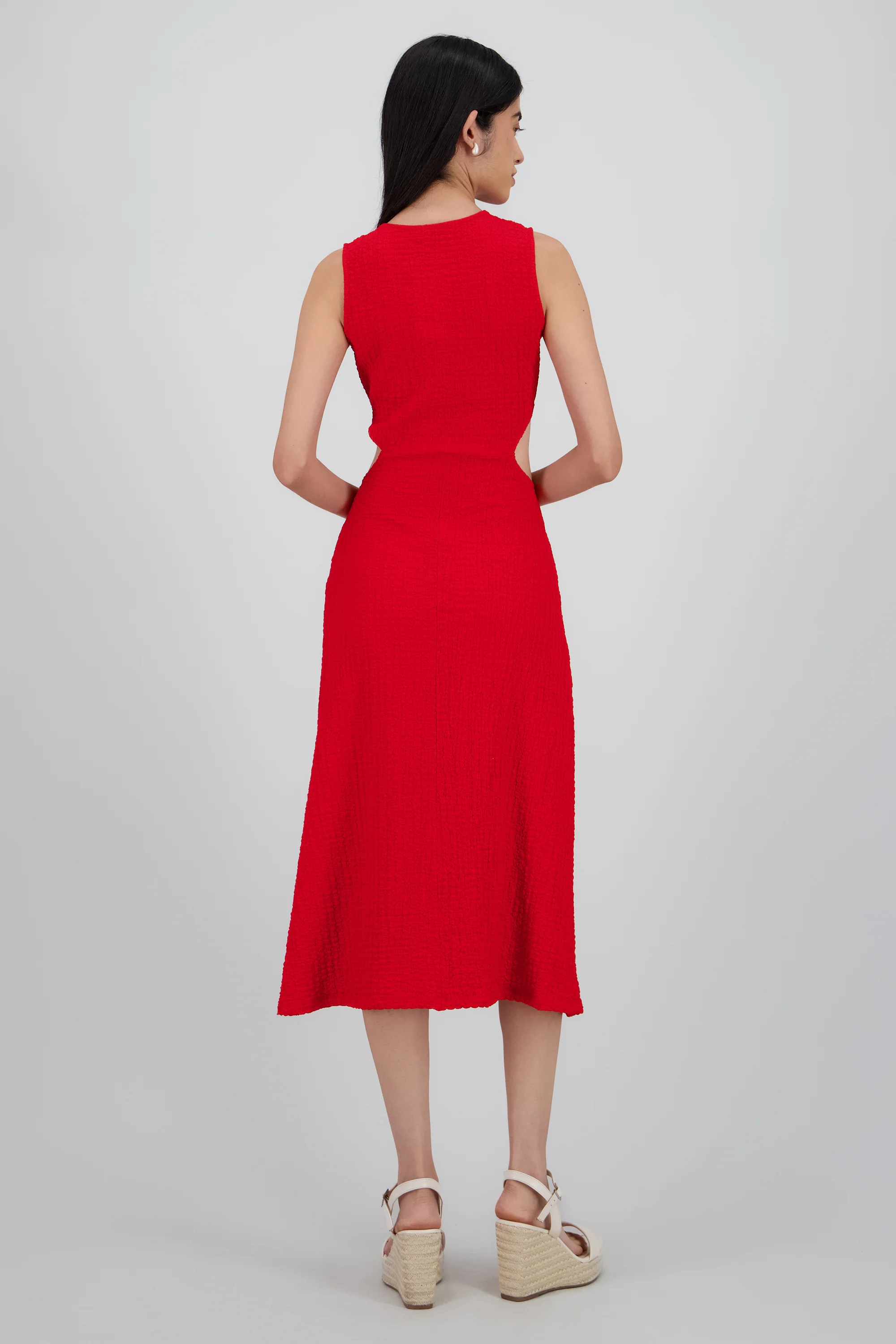 Vestido midi textura aro - Image 4