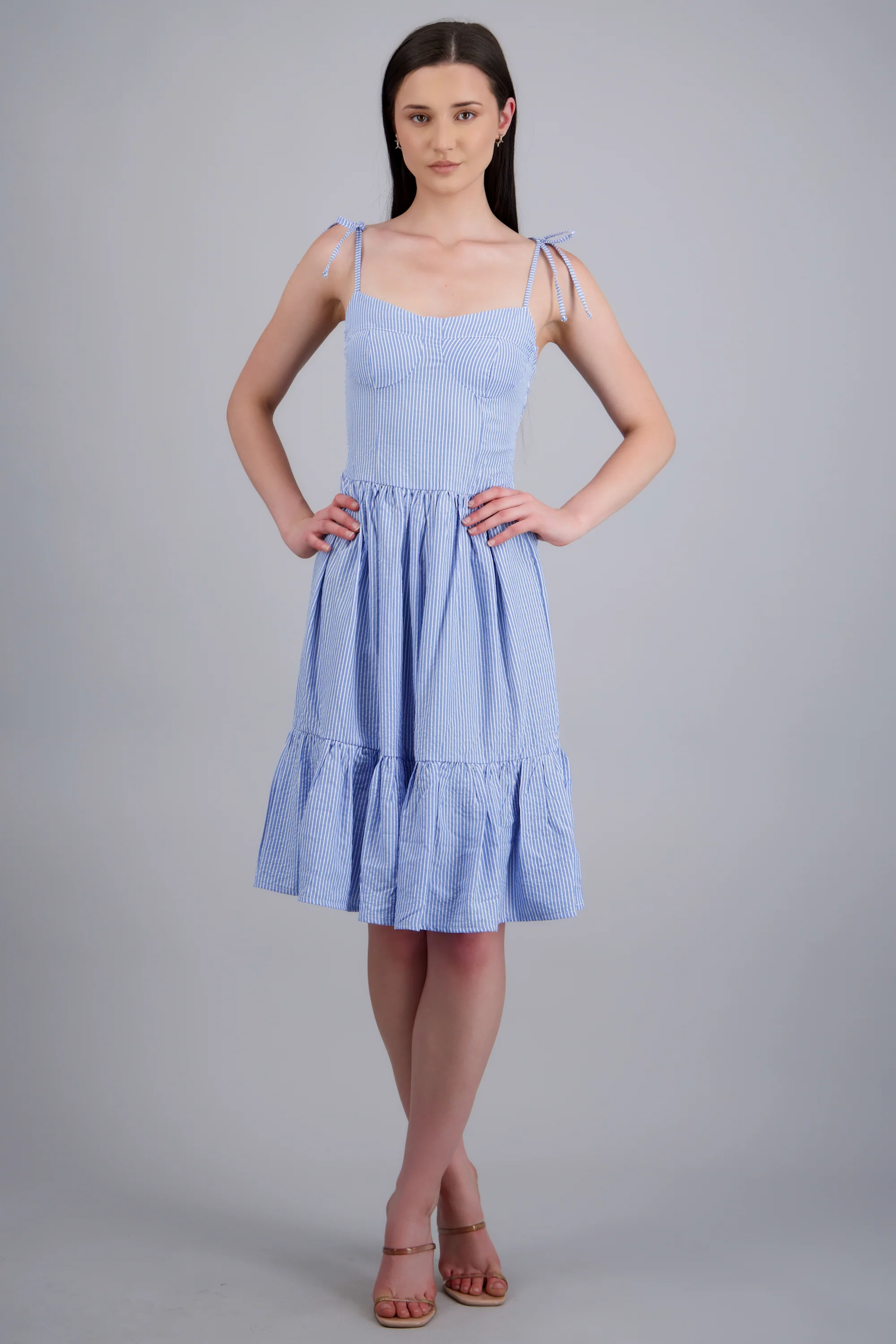 VESTIDO MIDI TIRANTES DET OLANES - Image 3