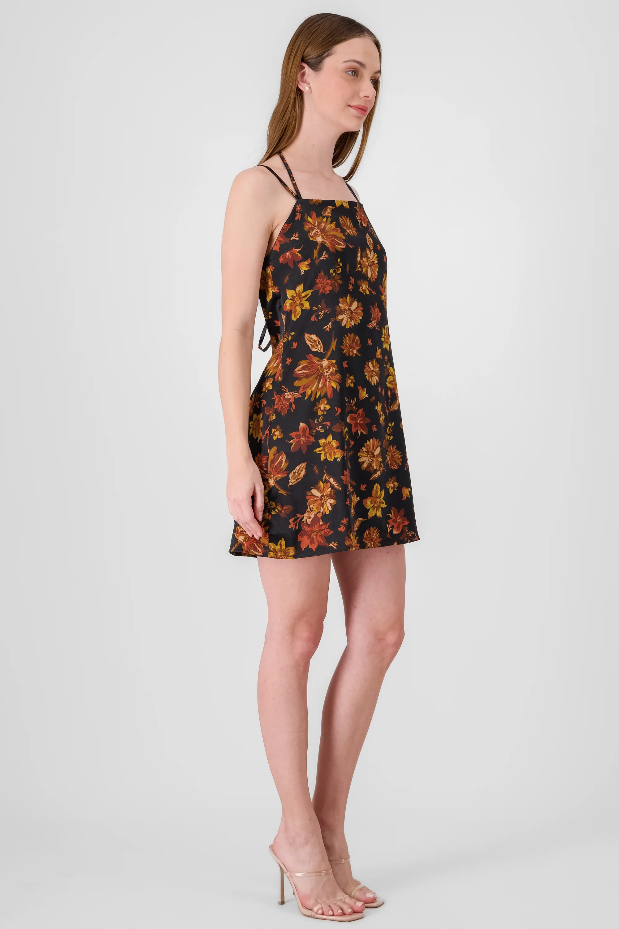 Vestido mini estampado flores - Image 3