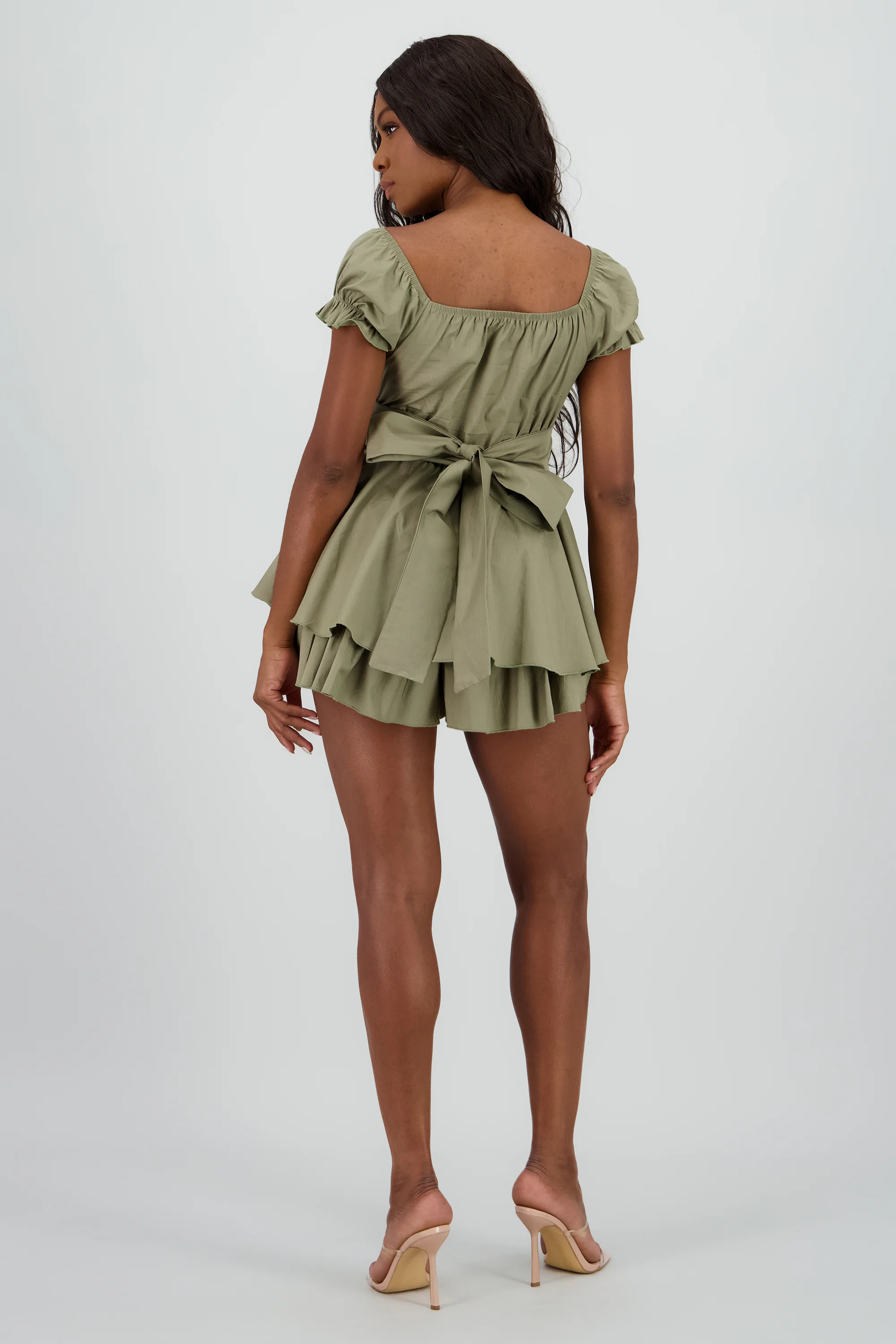 Vestido olanes manga corta - Image 4