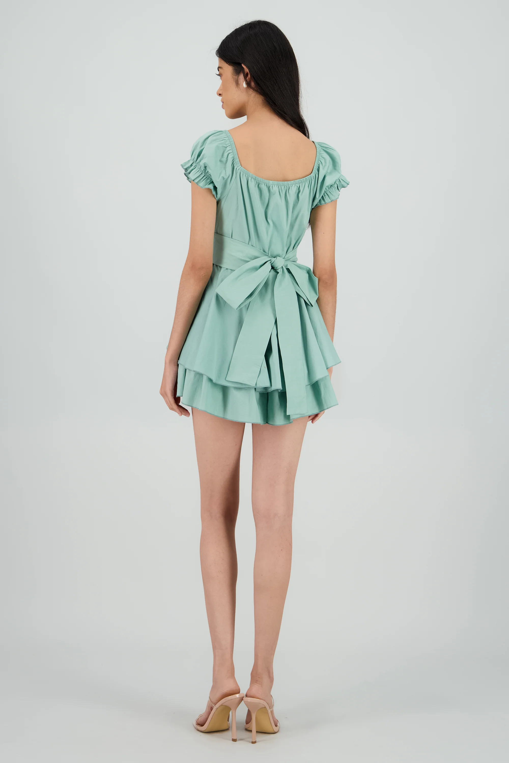 Vestido olanes manga corta - Image 4