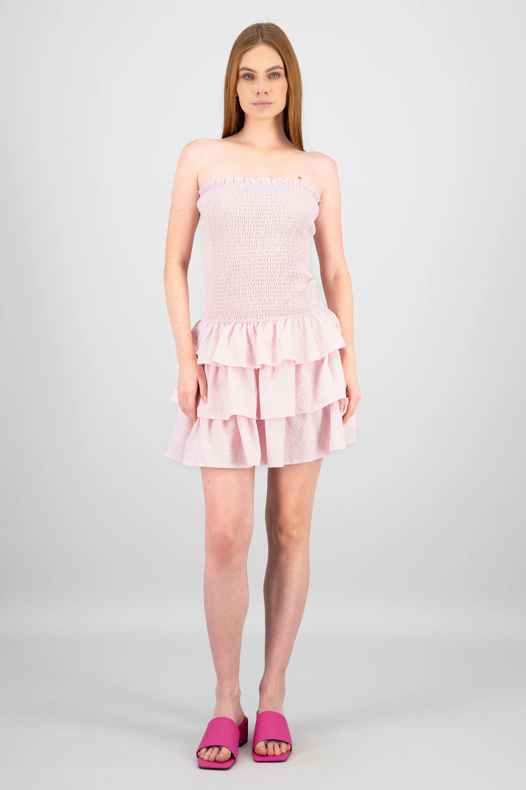 Vestido smock olanes