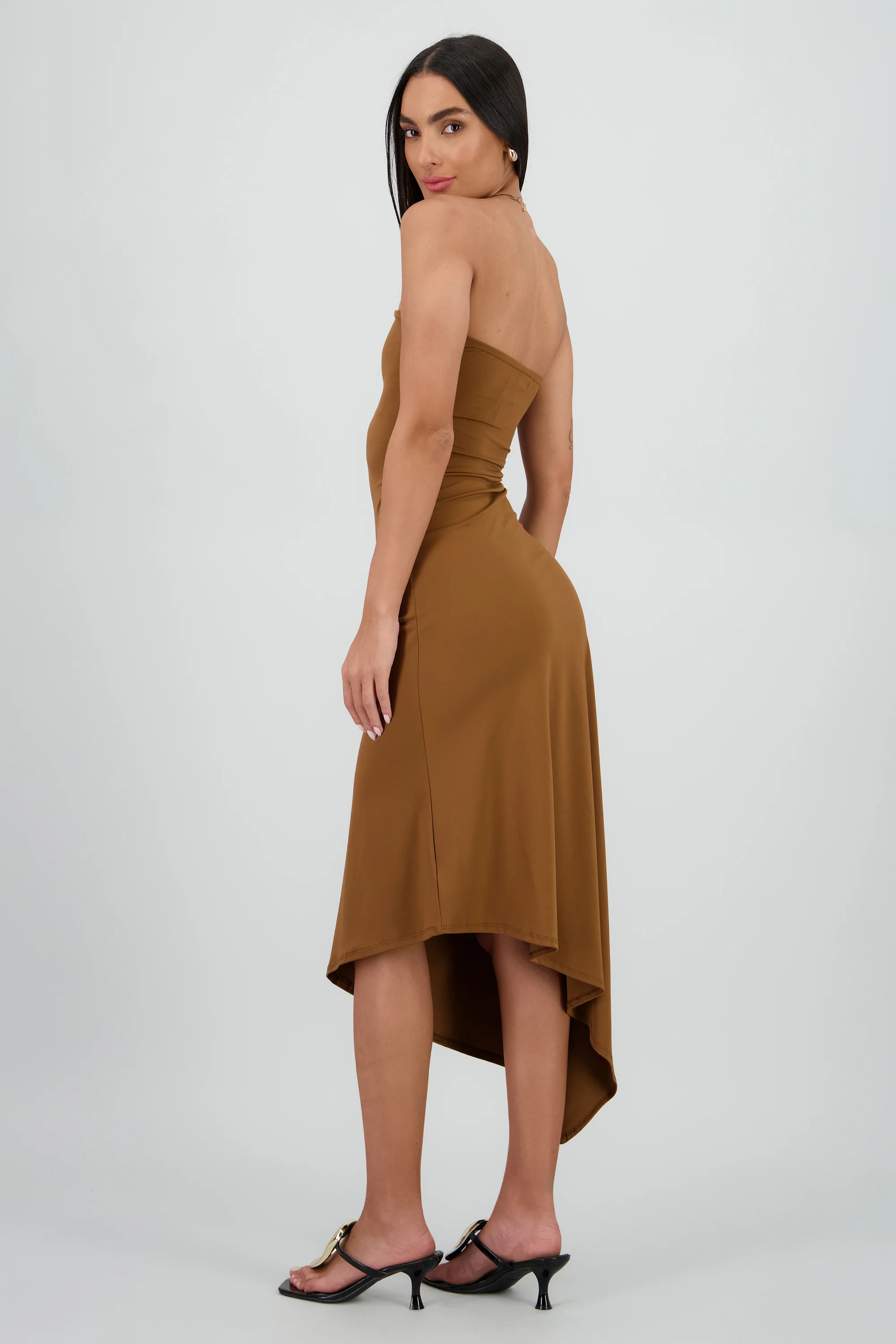 Vestido strapless bodycon - Image 4