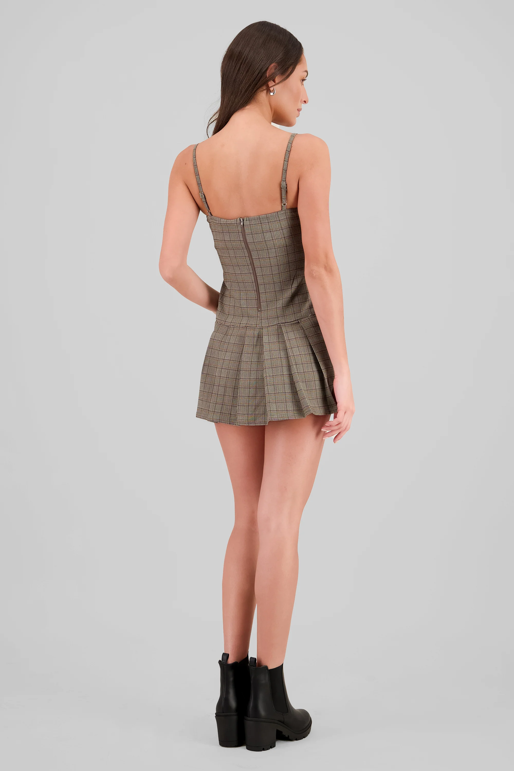 Vestido tableado cuadros - Image 4