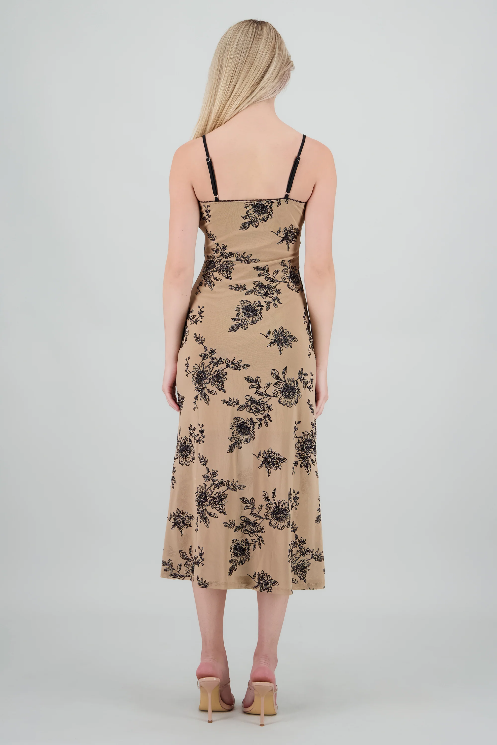 Vestido tirantes tubo brillos - Image 4