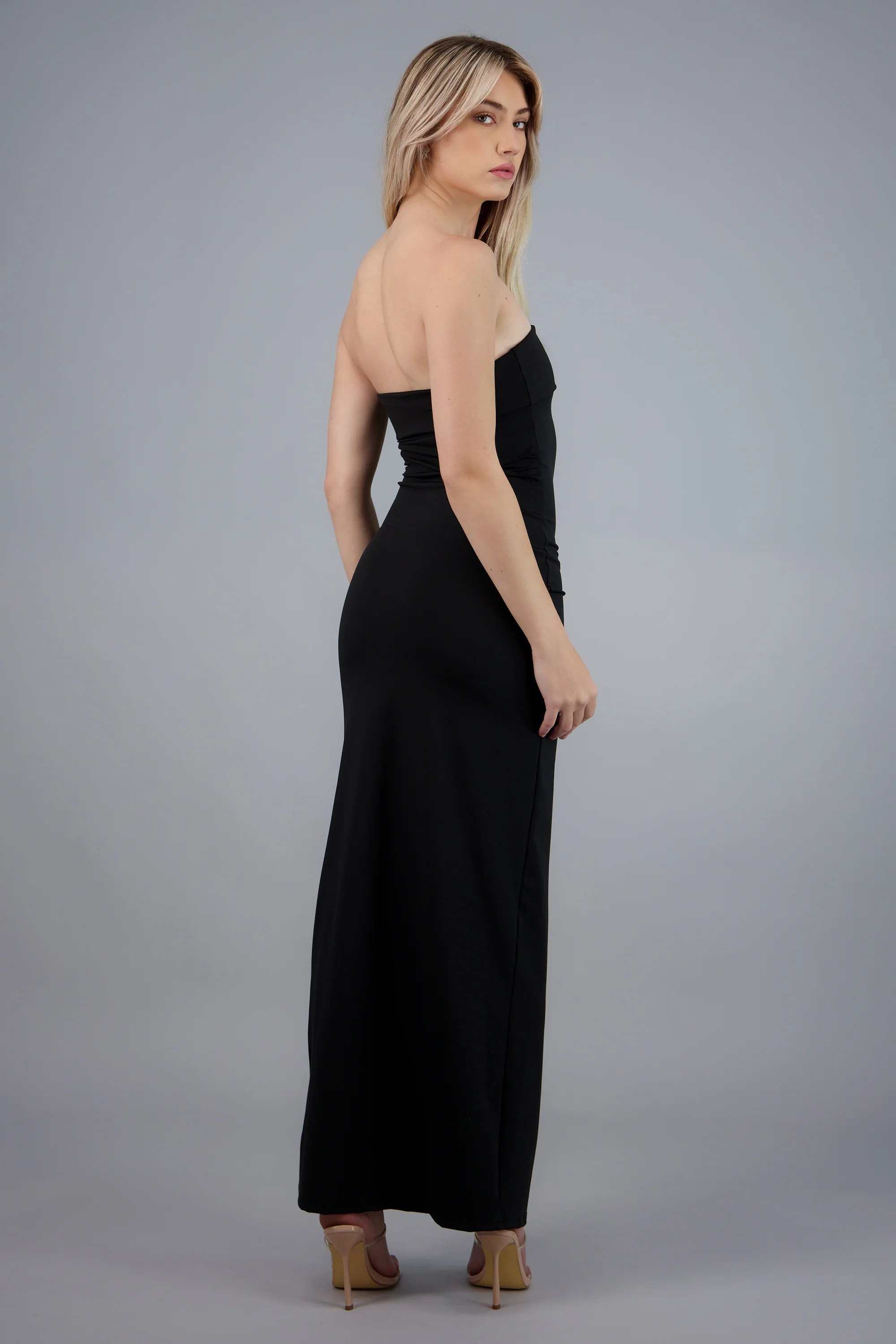 Vestido tubo con doblez - Image 4